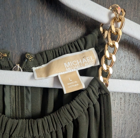 reserved Michael Kors sleeveless shift halter dress - Picture 3 of 7